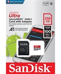 SanDisk Ultra Scheda di Memoria MicroSDXC e Adattatore  256GB